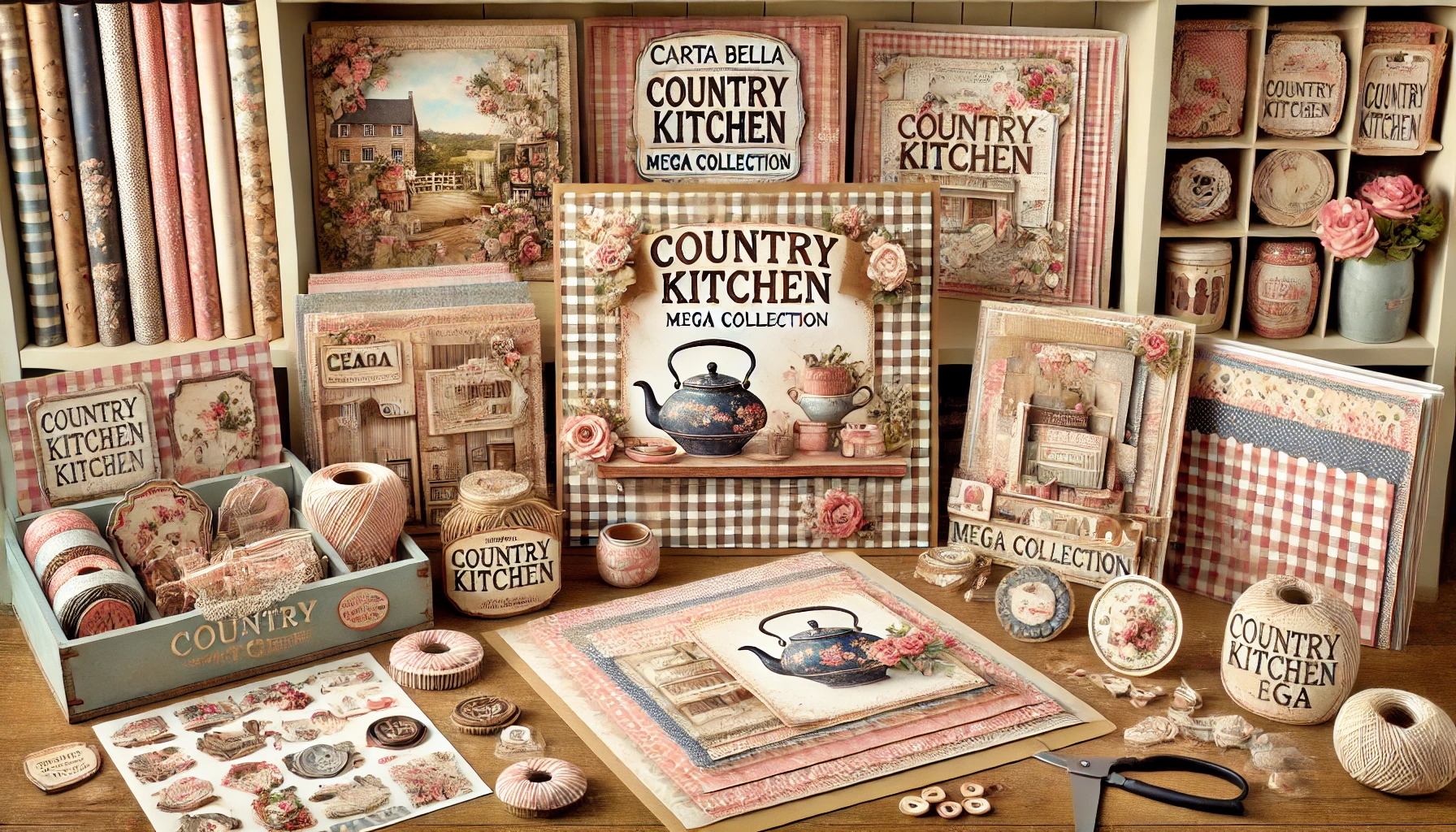 Cart Bella Country Kitchen Mega Collection