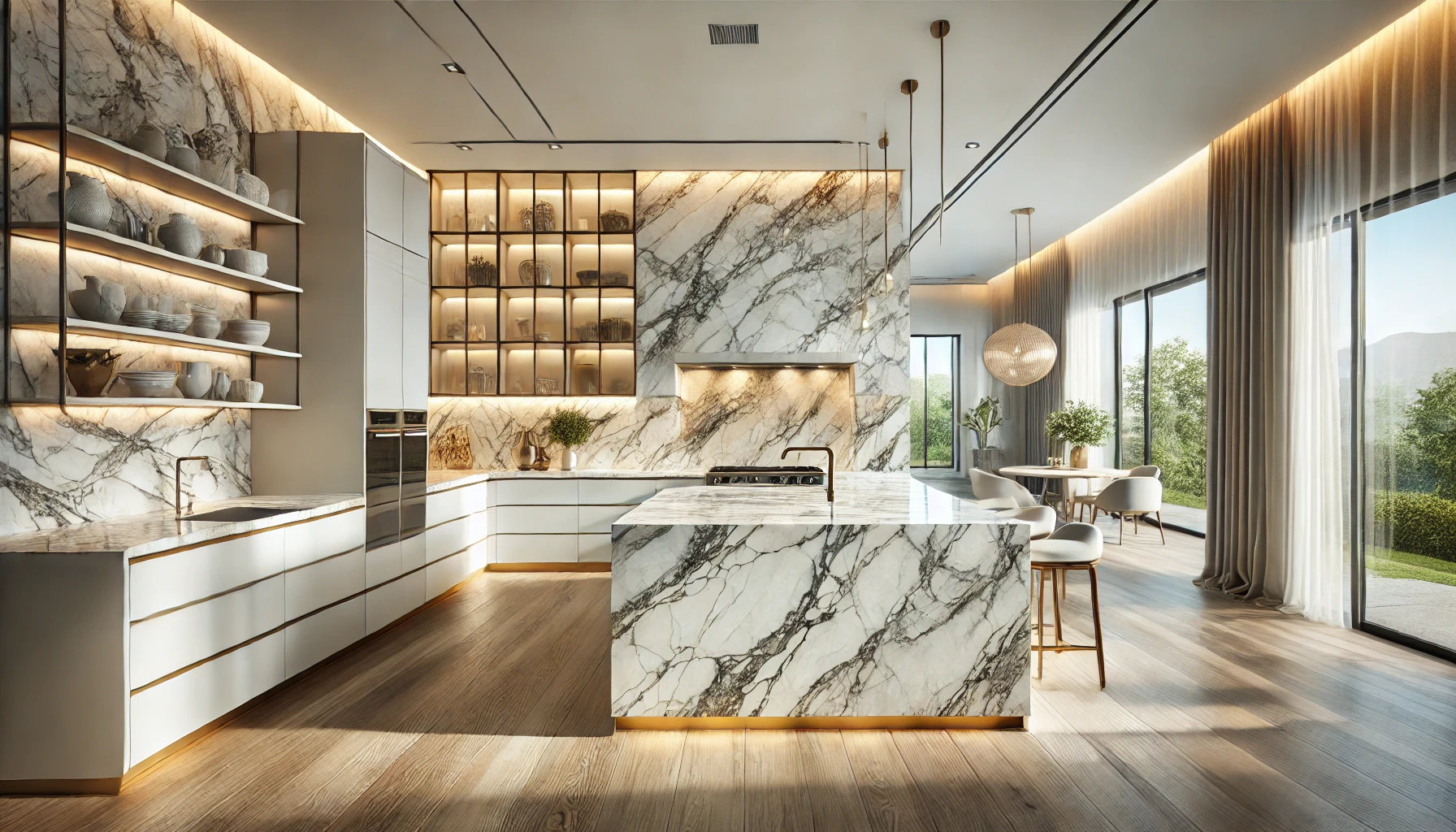 Mykonos Quartzite Brazil Kitchen